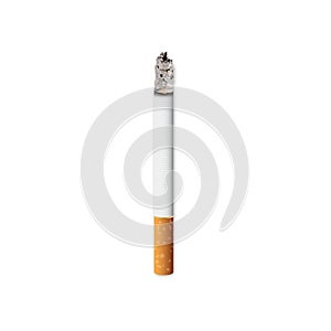 Vector Realistic burning cigarette